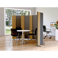 kerkmann Trennwand Oxford, (B)600 x (H)1.650 mm, anthrazit