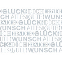 SUSY CARD Geschenkpapier "Wishes", auf Rolle