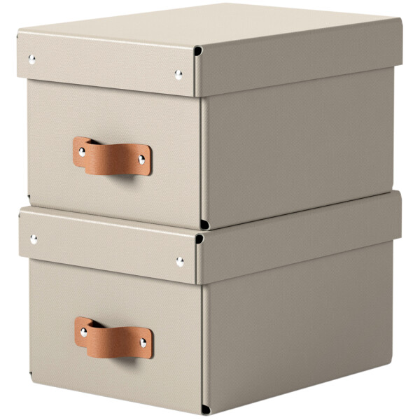 LEITZ Aufbewahrungsbox-Set Puro, Karton, 7 Liter, salbeigrün