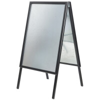 EUROPEL Kundenstopper ECONOMY OUTDOOR, DIN A1, schwarz