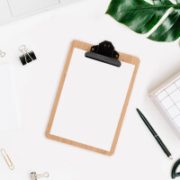 EUROPEL Speisekarten-Klemmbrett, DIN A5, hoch, Bambus