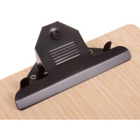 EUROPEL Speisekarten-Klemmbrett, DIN A4, quer, Bambus