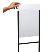 EUROPEL Infoständer, DIN A3, Metall, schwarz