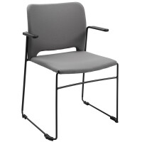 Topstar Besucherstuhl "Visit Lite", Polster, schwarz