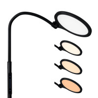 Hansa LED-Stehleuchte -Leseleuchte ATRIA, matt-schwarz