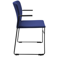 Topstar Besucherstuhl "Visit Lite", Polster, blau