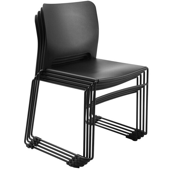 Topstar Besucherstuhl "Visit Lite", Kunststoff, schwarz