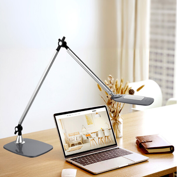 PAPERFLOW LED-Tischleuchte JIM, Standfuß, silber