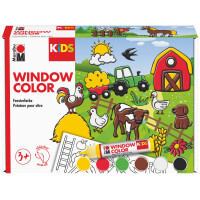 Marabu KiDS Window Color-Set "Bauernhof", 6 x...