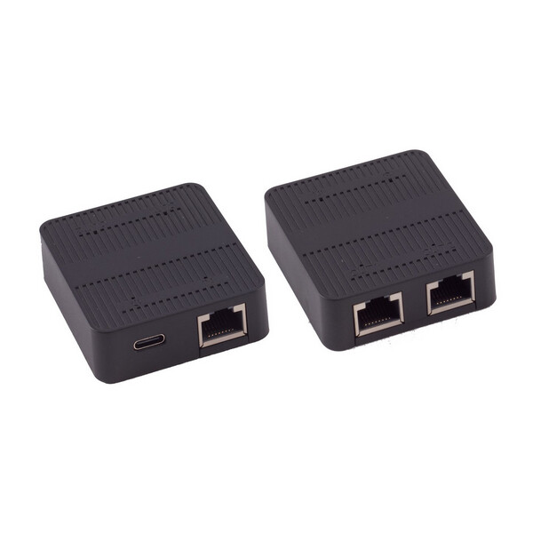 shiverpeaks Netzwerk-Switch, 3-fach, 1x2, schwarz