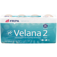 Fripa Toilettenpapier Velana, 3-lagig, braun