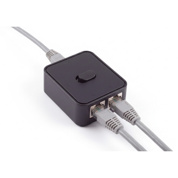 shiverpeaks Manueller Netzwerk-Switch, 3-fach, schwarz