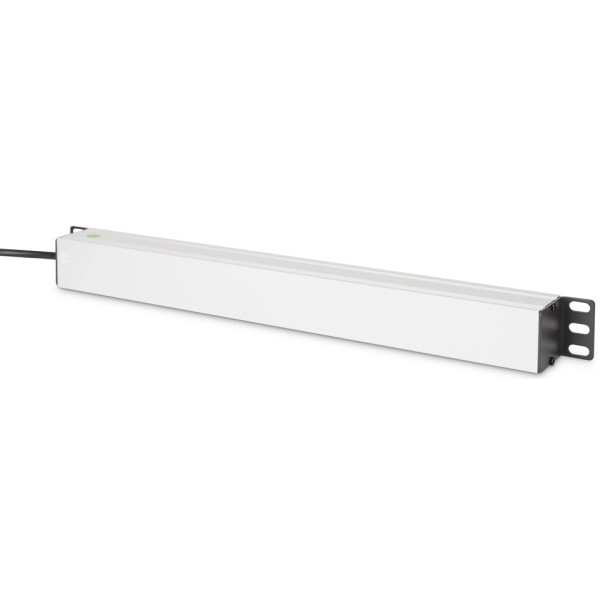 DIGITUS 19" Steckdosenleiste, Aluminium, 9-fach
