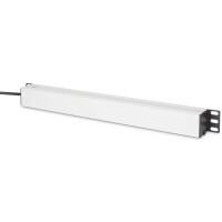 DIGITUS 19" Steckdosenleiste, Aluminium, 9-fach