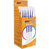 BIC Kugelschreiber Cristal Up, Strichfarbe: blau, 20...