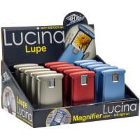 WEDO Lupe Lucina mit LED-Licht, 15er Display