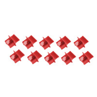 shiverpeaks Staubschutz für RJ45 Kupplungen, rot