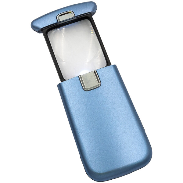 WEDO Lupe Lucina mit LED-Licht, silber