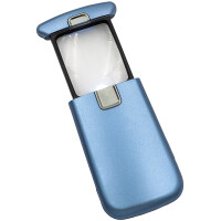 WEDO Lupe Lucina mit LED-Licht, silber