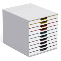 DURABLE Schubladenbox VARICOLOR 10, mit 10 Schubladen