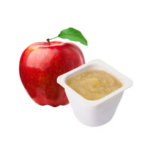 HELLMA Apfelmus, 48 Portionen, im Karton