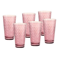 Ritzenhoff & Breker Trinkglas FAVO, 400 ml, berry