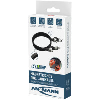 ANSMANN Magnetisches 4in1 Daten- & Ladekabel, 1,2 m,...