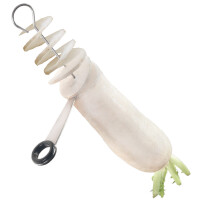 metaltex Rettichschneider, Länge: 293 mm, silber...