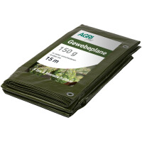 AGRIplus Gewebeplane mit Ösen, 3 x 4 m, grün,...