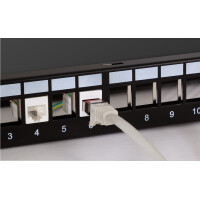 LogiLink 19" Modular Keystone Patch Panel EconLine,...