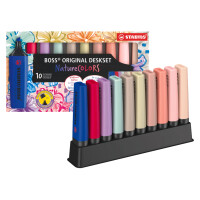 STABILO Textmarker BOSS ORIGINAL NatureCOLORS, 10er Tischset