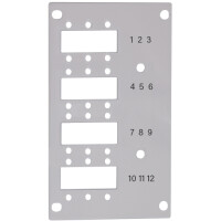 LogiLink Frontblende für Spleißverteiler, für 6 Ports