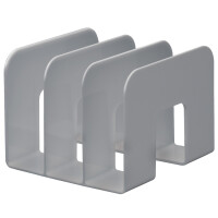 DURABLE Buchstütze TREND, Kunststoff, 3 Fächer, schwarz