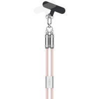 ANSMANN Smartphone Lanyard Kabel, USB-C - USB-C, rose