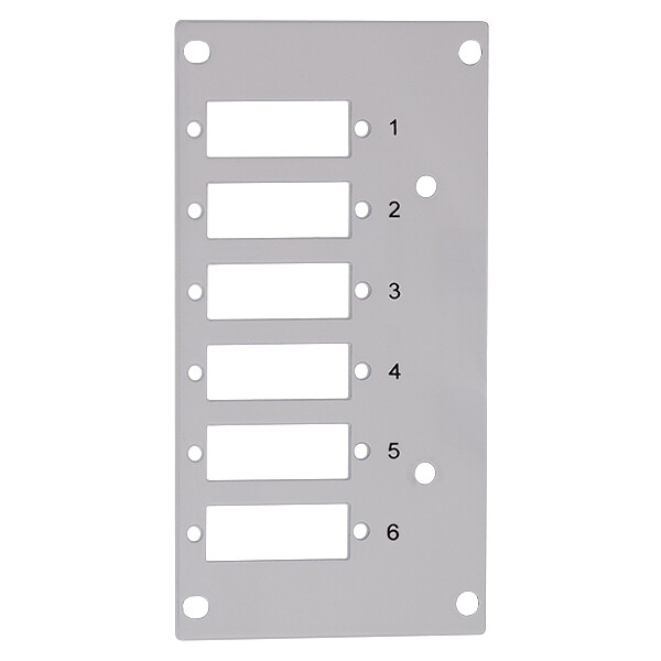 LogiLink Frontblende für Spleißverteiler, für 6 Ports