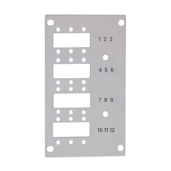 LogiLink Frontblende für Spleißverteiler, für 6 Ports