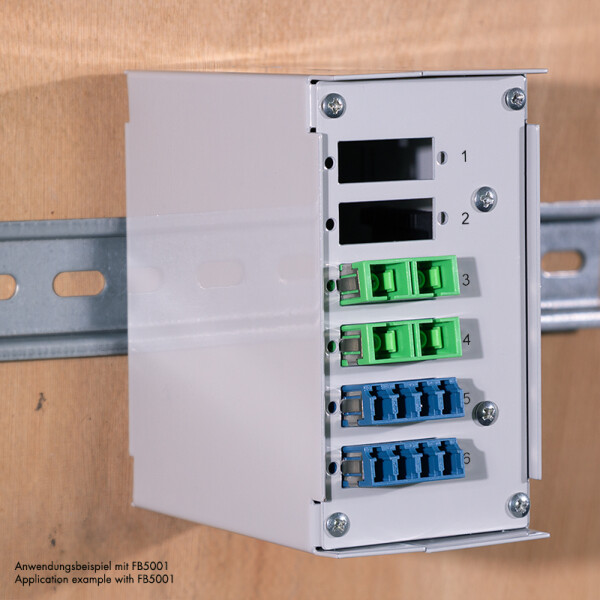 LogiLink Frontblende für Spleißverteiler, für 6 Ports
