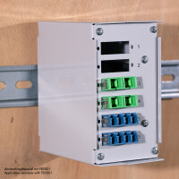 LogiLink Frontblende für Spleißverteiler, für 6 Ports