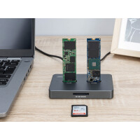 DIGITUS 3in1 M.2 NVMe + M.2 SATA SSD Docking Station