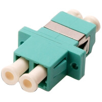 DIGITUS LWL Kupplung, LC Duplex - LC Duplex, Multimode, OM3