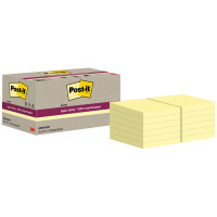 Post-it Haftnotizen super sticky Recycling notes, gelb