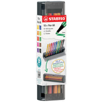 STABILO Fasermaler Pen 68, 10er Click Set
