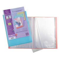 EXACOMPTA Sichtbuch, DIN A4, PP, 20 Hüllen, farbig...