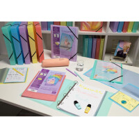 EXACOMPTA Eckspannermappe Kreacover Pastel, DIN A4, PP