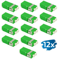 LogiLink LWL Kupplung-Set, 2x LC Duplex, ohne Flansch,...