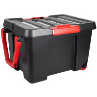 EDA Aufbewahrungsbox STOCKR, 120 Liter, schwarz