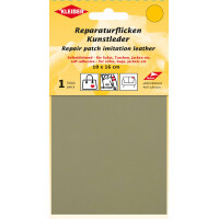 KLEIBER Kunstleder-Flicken, selbstklebend, dunkelbraun