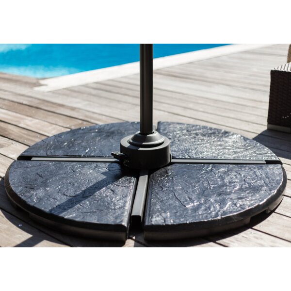 EDA Beton-Ballast f&uuml;r Pendelschirm, 18 kg, dunkelgrau