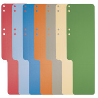 EXACOMPTA Aktenschwänze, Karton, 100 Stück, grau