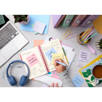 Post-it Haftnotizen super sticky Recycling notes, mint blau